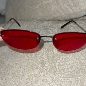 Red sunglasses